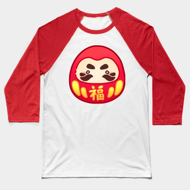 Daruma Baseball T-Shirt by kuroiroom